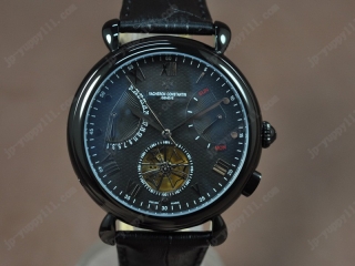 時計コピーヴァシュロンコンスタンタン Watches Matle Calender トゥールビヨン PVD/LE ブラック アジア オートマチック 搭 載