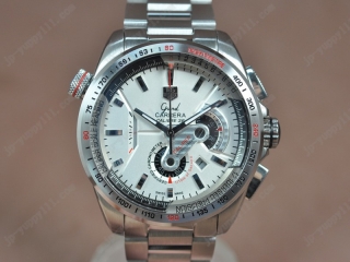 スーパーコピー時計 タグホイヤー Watches Grand Carrera Calibre 36 SS/SS ホワイト 文字盤 Jap OS20 クオーツ 搭 載