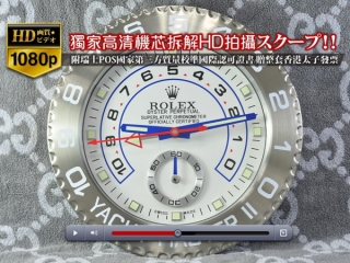スーパーコピー時計人気商品RolexロレックスYacht Master Ⅱシリーズ掛け時計 SS Quartz搭載
