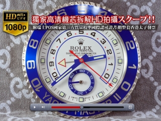 時計コピー人気商品RolexロレックスYacht Master Ⅱシリーズ掛け時計 SS Quartz搭載