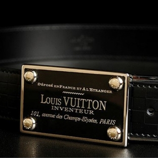 ブランド激安☆高級な素材★LOUIS VUITTON☆ルイヴィトン新品男性ベルトP7843ファッションの先端にいってるあなたはぜひコレクションに！