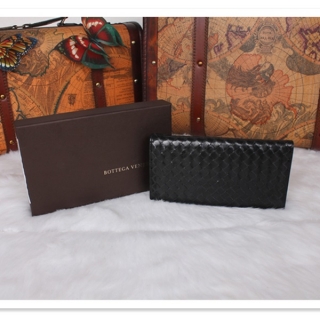 贅沢な選択Bottega Veneta☆ボッテガ ヴェネタ新品男性財布Q62665黒色爆発人気商品!数量限定発表★♫　　