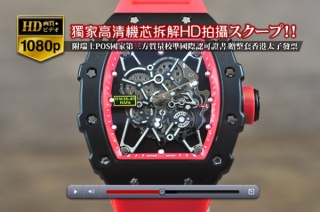 時計コピー高級の人気商品RICHARD MILLEリシャール ミル【男性用】RM35-01 RAFAシリーズ PVD RU 日本6T51オートマチック 搭載