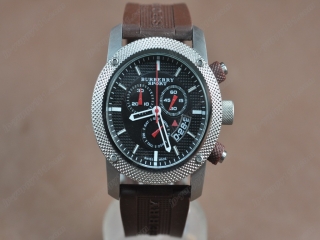 時計コピーBurberry Watches Sport Chronograph SS/RU Black Quartz Swiss Cal:8172  380