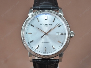 時計コピー パテックフィリップ Watches Calastrava SS/LE シルバーホワイト 文字盤 A-2824-2 オートマチック 搭 載