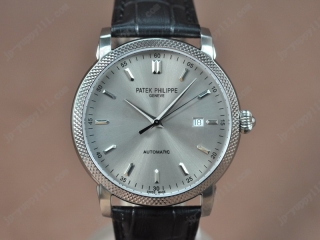 スーパーコピー時計パテックフィリップ Watches Calastrava SS/LE Metal 灰色 文字盤 A-2824-2 オートマチック 搭 載