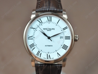 時計コピー パテックフィリップ Watches Calastrava RG/LE ホワイト 文字盤 A-2824-2 オートマチック 搭 載