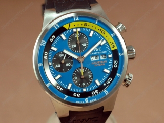 時計コピーインター【男性用】2008 Cousteau Divers Chrono SS Blue A-7750 オートマチック搭載