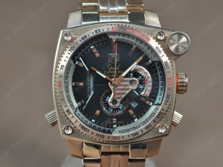 時計コピータグホイヤー Watches Grand Carrera Calibre 36 RG ブラック 文字盤 Jap クオーツ 搭 載