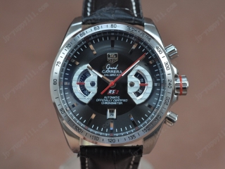 時計コピータグホイヤー Watches Grand Carrera Calibre 36 SS/LE ブラック Jap クオーツ 搭 載