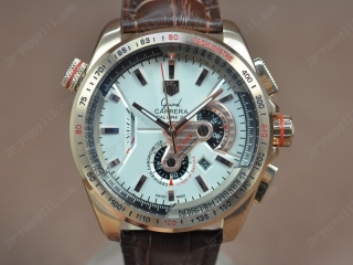 時計コピー タグホイヤー Watches Grand Carrera Calibre 36 RG/LE ホワイト Jap クオーツ 搭 載