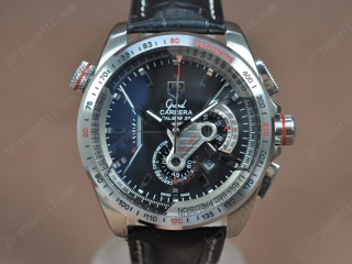 スーパーコピー時計タグホイヤー Watches Grand Carrera Calibre 36 SS/LE ブラック Jap クオーツ 搭 載