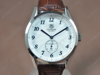 時計コピータグホイヤー Watches Carrera Calibre 6 SS/LE ホワイト 文字盤 アジア オートマチック 搭 載