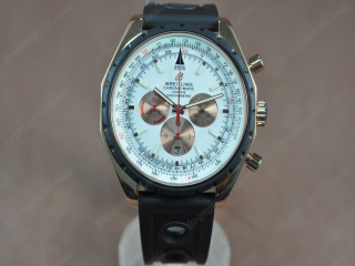 スーパーコピー時計ブライトリング【男性用】Chronomatic 49mm SS/RU White Asia7750オートマチック搭載