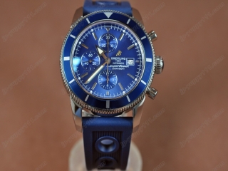 スーパーコピー時計ブライトリング【男性用】Superocean Heritage Chrono SS/RU Blue Asia7750オートマチック搭載