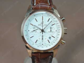 スーパーコピー時計ブライトリング Watches Transocean Chrono RG/LE ホワイト 文字盤 A-7750 オートマチック 搭 載