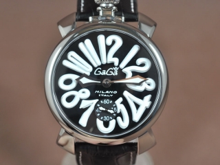 スーパーコピー時計ガガミラノ SS/LE Asian 6498 ハンドワインディング搭載