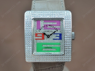 時計コピーフランクミュラー Watches Long Island SS/LE/Diam ダイヤ 文字盤 Ronda クオーツ 搭 載