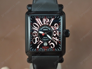 時計コピーフランクミュラー Watches ブラック King Conquistador PVD/RU ブラック 文字盤 A-2824-2 オートマチック 搭 載