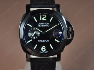 時計コピーパネライ【男性用】 Luminor Marina 44mm PVD/LE Black dial オートマチック搭載