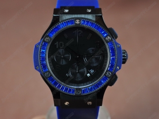 時計コピーウブロ 【男性用】 Big Bang Ceramic/Sq Blue Diam Blk   Asian 7750 Valjoux オートマチック搭載