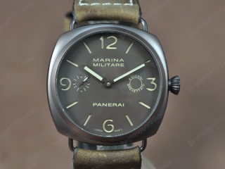スーパーコピー時計パネライ【男性用】Luminor Marina 47mm Brown case A-6497 ハンドワインディング搭載