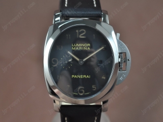 時計コピーパネライ Watches Luminor Marina 44mm SS/LE ブラック 文字盤 Asia オートマチック 搭 載 21J