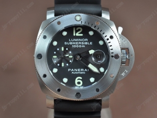 時計コピーパネライ Watches Submessible 47mm SS/RU ブラック 文字盤 アジア 21J オートマチック 搭 載