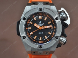 時計コピー ウブロ Watches King Power Oceangraphic 4000m SS/RU ブラック 文字盤 A2824-2 オートマチック 搭 載