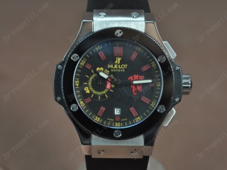 スーパーコピー時計ウブロ Watches Big Bang SS Ceramic Bel ブラック J-0S20 クオーツ 搭 載 Chrono
