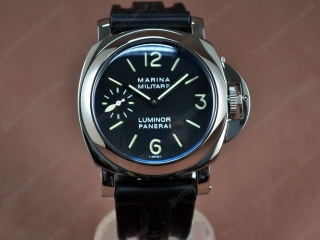 時計コピーパネライ【男性用】Luminor Marina 44mm SS/LE Black dial A-6497 ハンドワインディング搭載