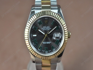 スーパーコピー時計ロレックス Watches DateJust II 41mm TT ブラック 文字盤 Asia Eta 2836-2 オートマチック 搭 載