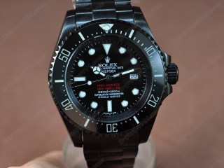 スーパーコピー時計ロレックス【男性用】Pro Hunter Deep Sea PVD Black Dial Asian 2836-2 オートマチック搭載