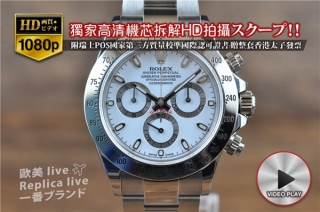 スーパーコピー時計 Rolexロレックス  SS/SS  Asian7750オートマチック搭載