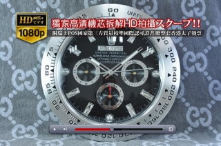 スーパーコピー時計RolexロレックスDaytonaシリーズ掛け時計 SS Quartz搭載