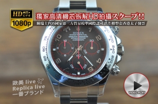 スーパーコピー時計 ROLEXロレックス【 男性用】Daytona シリーズ SS/SS Asian 7750 オートマチック搭載