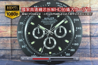 時計コピー上質な人気商品ROLEXロレックス Daytonaシリーズ PVD 壁掛け時計 Quartz搭載